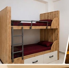 Bunk bed hostel room