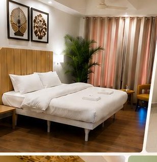 Modern resort room